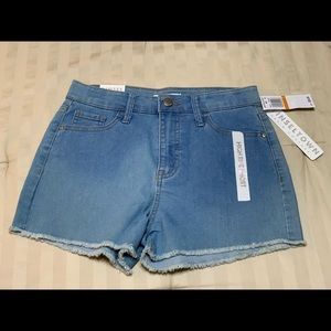 Tinsel Town Frayed Denim Shorts